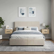 Mobiletto da notte a muro 2 pcs Rovere Sonoma 34,5 x 33 x 20 cm 898600