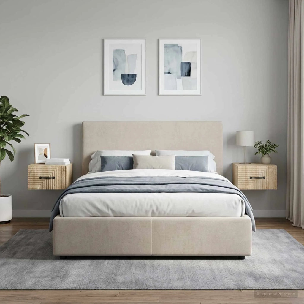 Mobiletto da notte a muro 2 pcs Rovere Sonoma 34,5 x 33 x 20 cm 898600