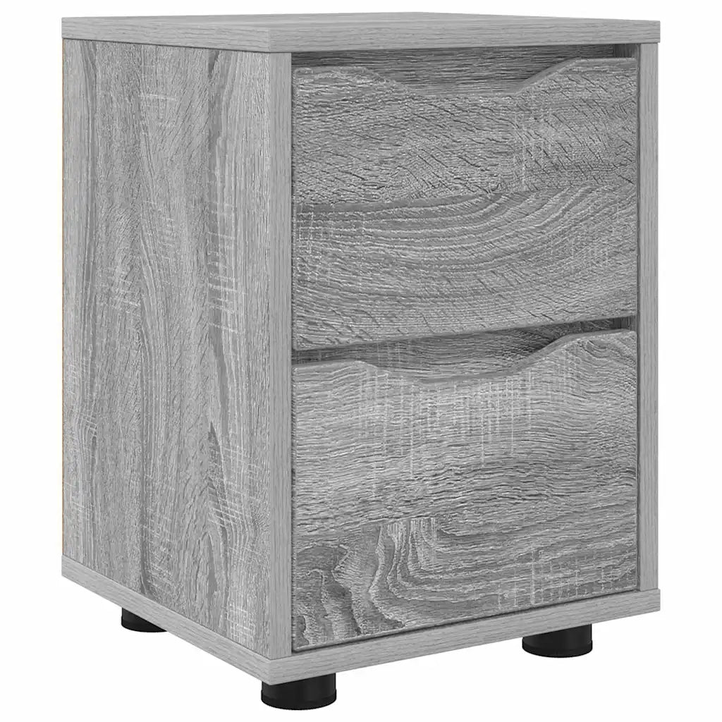 Comodino | Armadio da Notte | Mobiletto da notte Grigio Sonoma 30,5 x 30 x 43 cm Legno multistrato