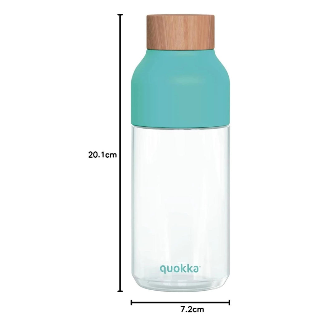 Bottiglia d'acqua Capacità 570ml in Ecozen con tappo in bambù Verde Quokka
