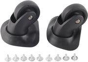 Set di Ruote di Rotazione 360° per Bagagli - Ruote di Rotazione con Boccole - Ruote di Rotazione per Mobili - Set di 2 Ruote di Rotazione - Peso 272 g