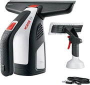 Aspiratore per finestre e specchi con 35 vetrine, 3,6 V, in scatola, colore nero/bianco, con pompa per acqua in dotazione