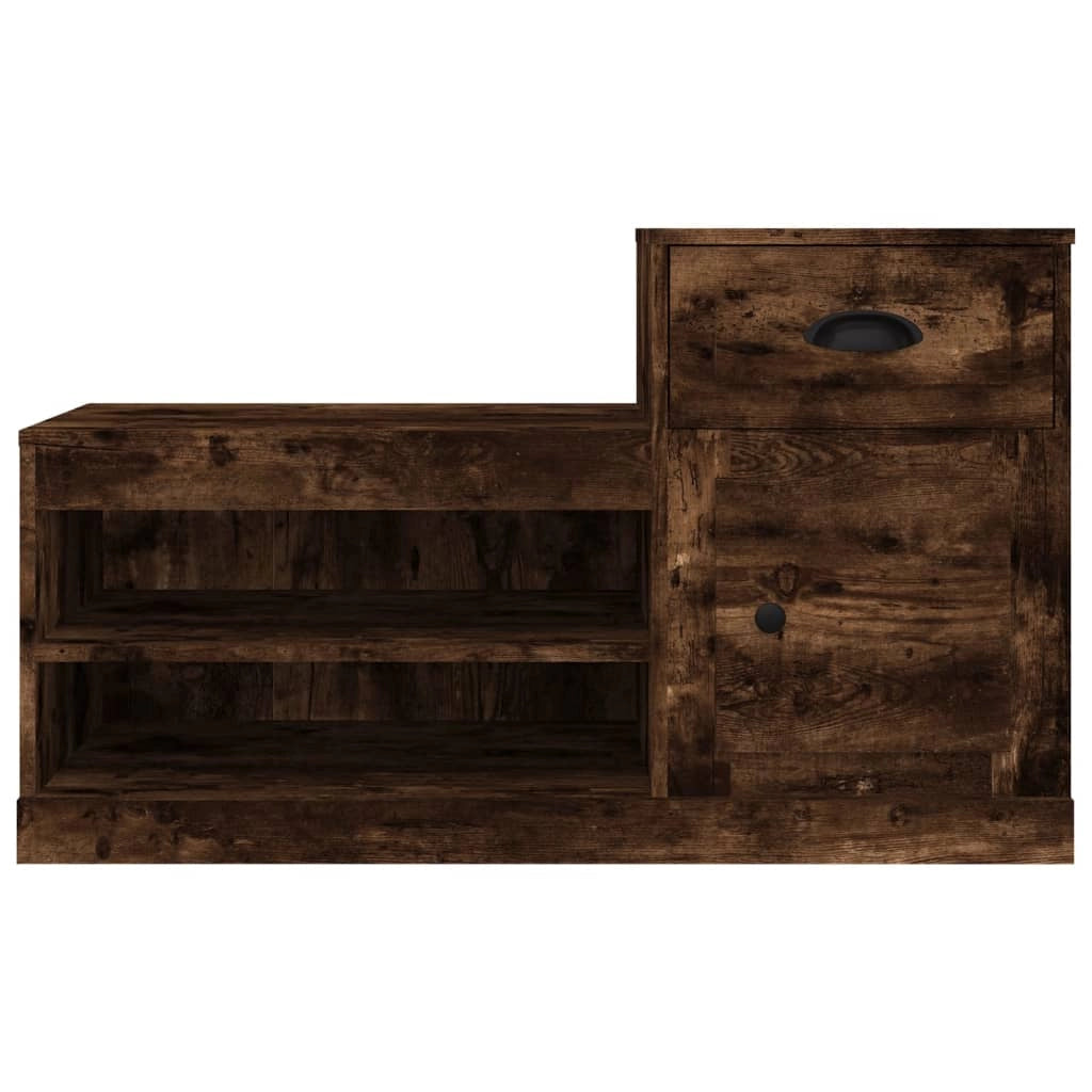 Scarpiera mobiletto portascarpe mobile per ingresso/corridoio/soggiorno 100 x 42 x 60 cm legno ingegnerizzato marrone 02_0021536