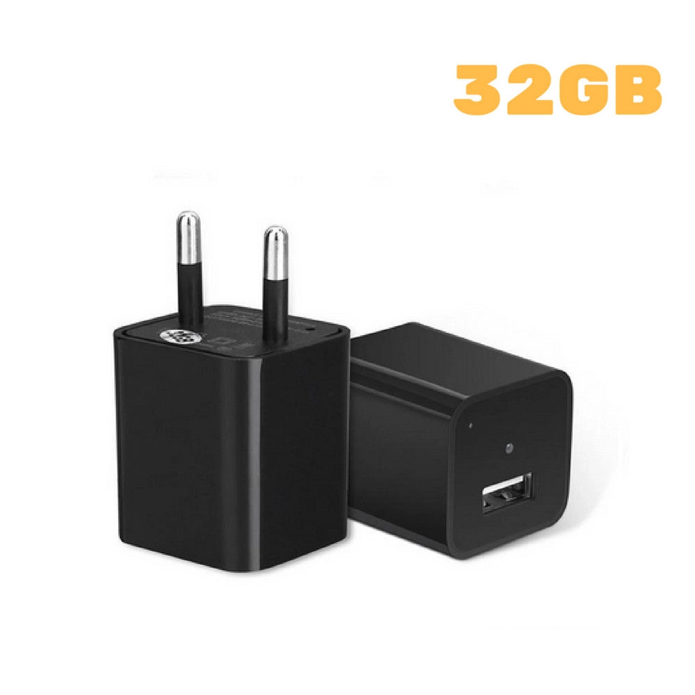 Trade Shop - Telecamera Nascosta Spycam Caricatore Batteria Smartphone Adattatore Usb 32gb Hd -
