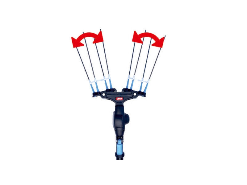 Abbacchiatore a batteria Thor Lisam con Asta Telescopica in Carbonio