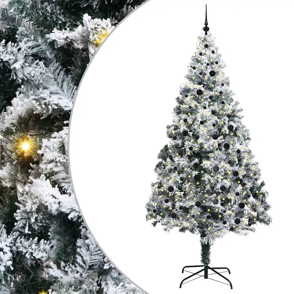 Albero di Natale artificiale con 300 LED Bianco 240 cm 3396981