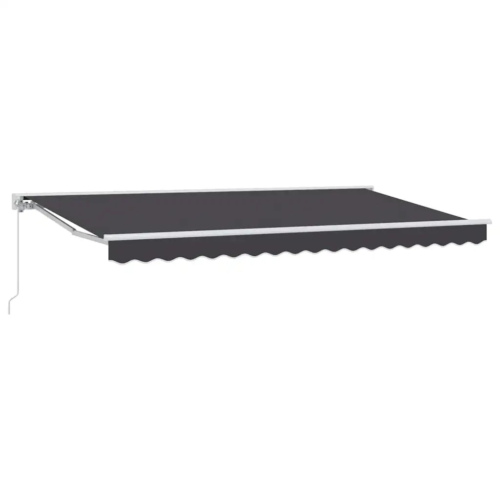 vidaXL Tenda Retrattile Antracite 400x200 cm Tessuto
