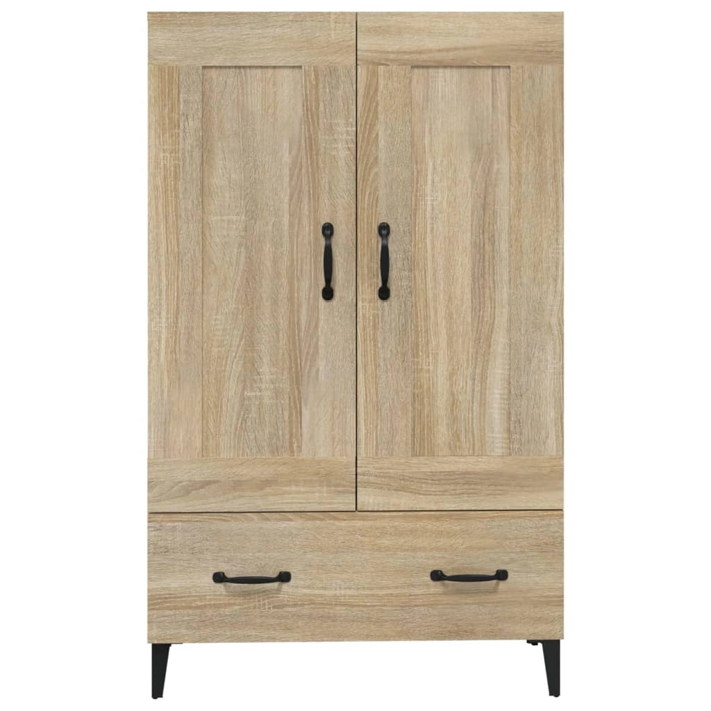 Buffet credenza cassettiera armadio mobile contenitore organizer cucina soggiorno salotto rovere Sonoma alto 70 x 31 x 115 cm legno ingegnerizzato marrone 02_0034195