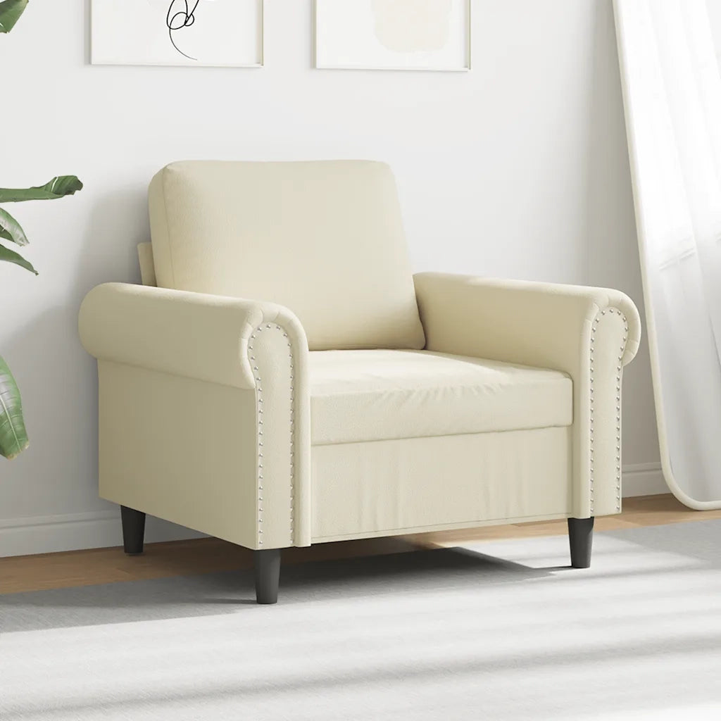 Poltrona Crema 60 cm in Similpelle 359495