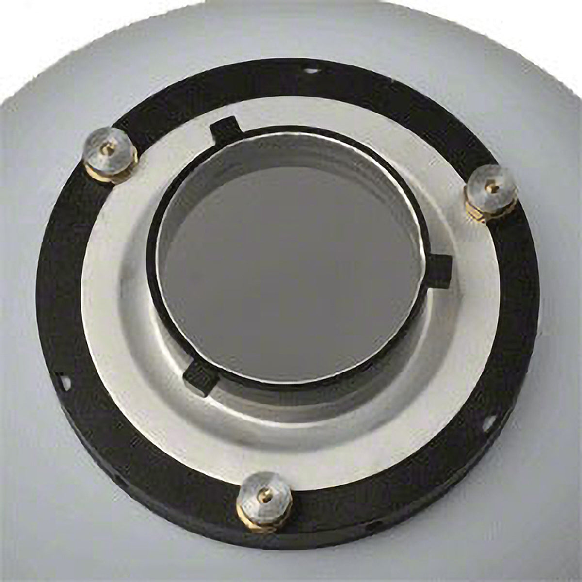 Sfera diffusore Ø 40 cm con attacco universale, produce una luce morbida e soffusa, compatibile con molti flash, sagomatore di luce ideale per ritratti e fotografia in interni