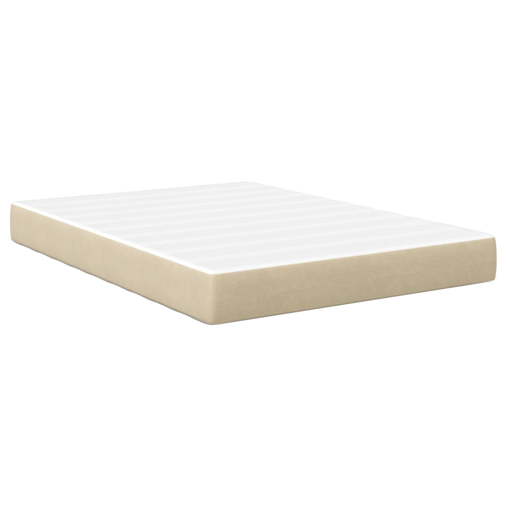 Materasso a Molle Insacchettate in Grigio Verde Chiaro, Durezza Media, 140x200x20 cm Tessuto