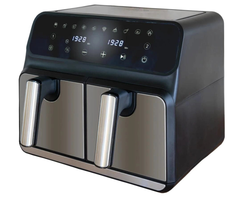 Unold 58685 friggitrice Doppia 8 L Indipendente 1700 W Friggitrice ad aria calda Nero, Grigio