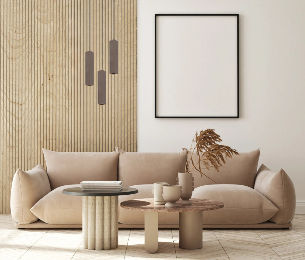 Sospensione Italux ANDER tubo quadrato bronzo GU10