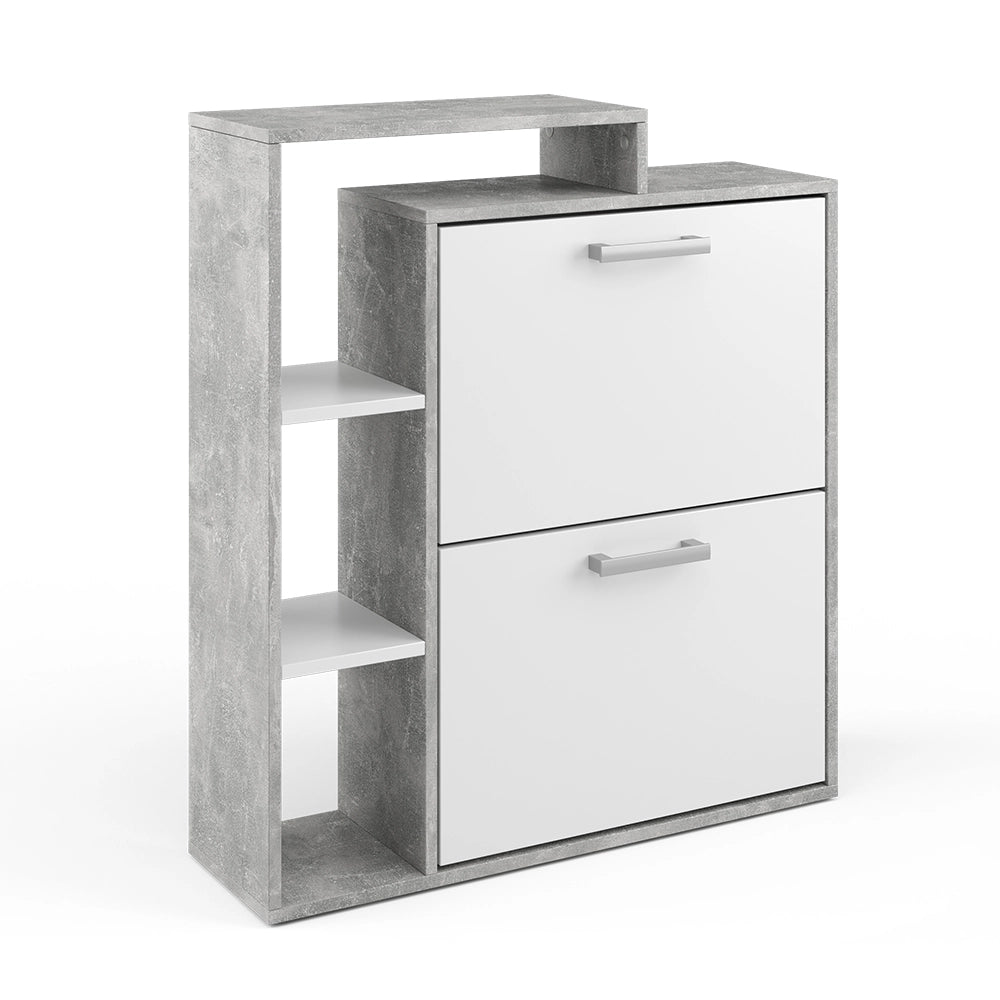 Vicco Scarpiera da ingresso Calcestruzzo 24.5 x 90 cm