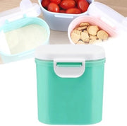 Dispensatore di latte per bambini, Contenitore trasportabile per polvere di latte, Dispensatore di polvere di latte a chiusura ermetica, Comando con una mano, Rimovibile, Conservazione dei cibi per alimenti, Scatola di latte