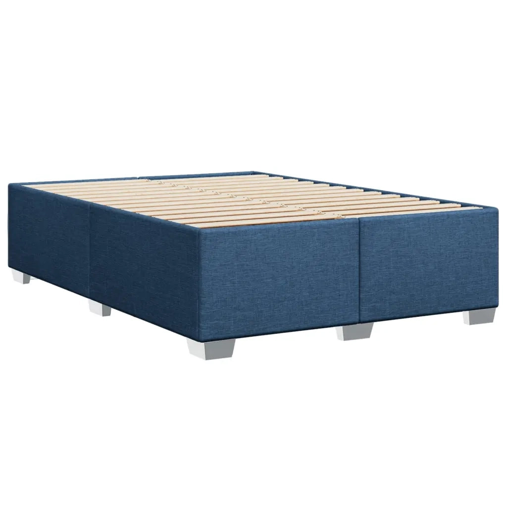 Giroletto senza Materasso Blu 140x200 cm in Tessuto