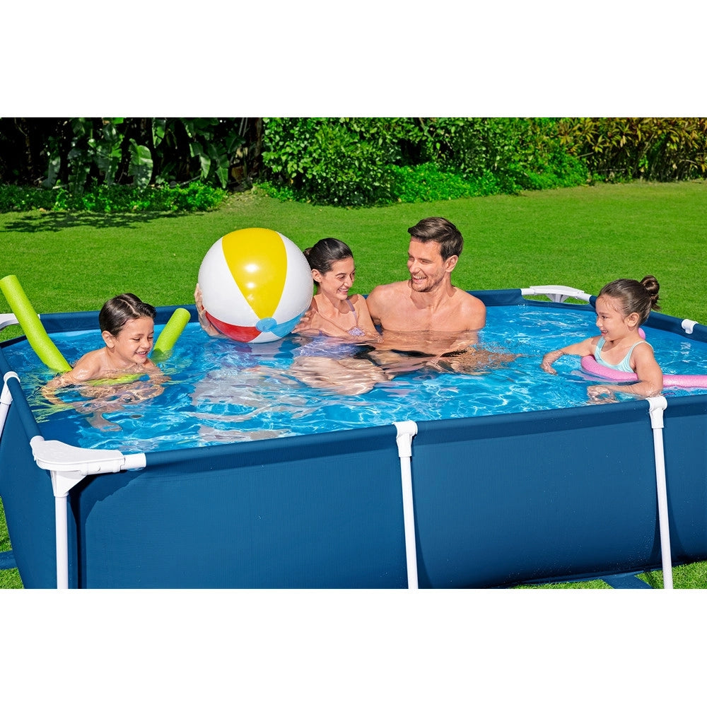 Trade Shop - Piscina Rettangolare Fuori Terra Steel Pro Frame Senza Pompa Con Struttura 259x170x61cm 56403 -