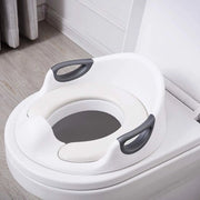 Sedile per l'addestramento ai bagni - Sedia per l'addestramento ai bagni per Bambini e Piccoli - Modello Ronde e Ovale - Bianco
