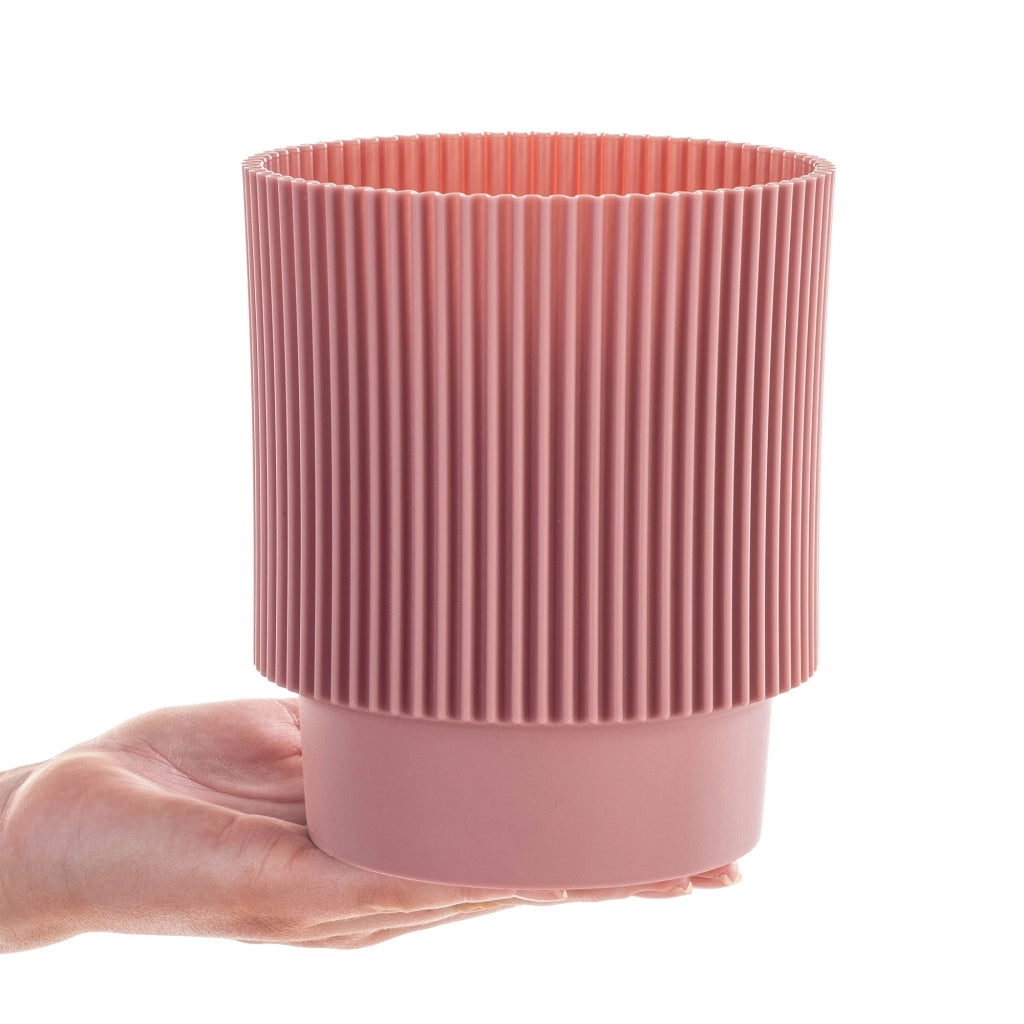 Vaso da fiori KADAX 13 cm, copripianta, vaso da fiori in plastica rosa