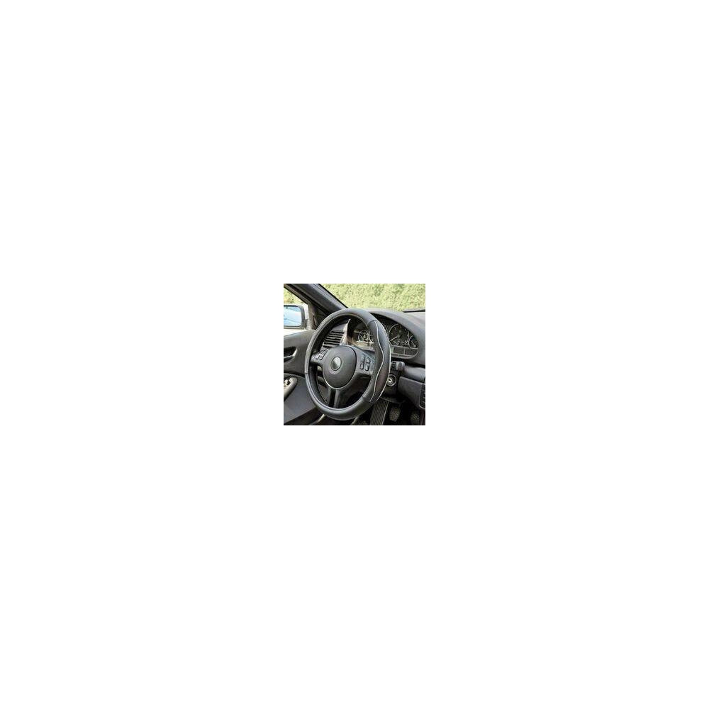 Trade Shop - Coprivolante Universale Auto In Ecopelle Copertura Sterzo Macchina Camper 38 Cm -