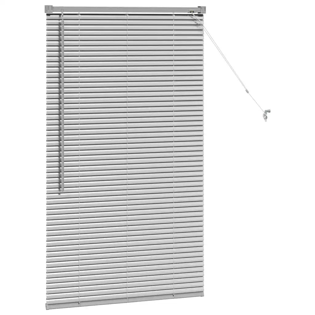 Tendaggi a Veneziana | Tenda a lamelle Argento 130 x 75 cm Alluminio