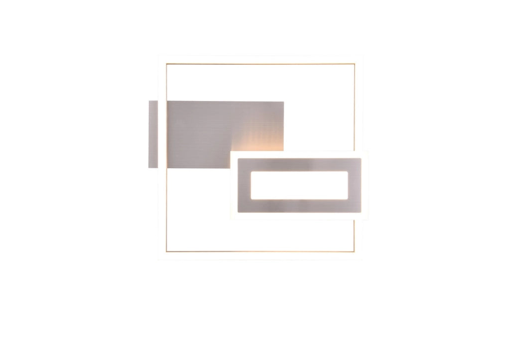 Lampada da soffitto SPIRO LED 22W argento geometrica RL