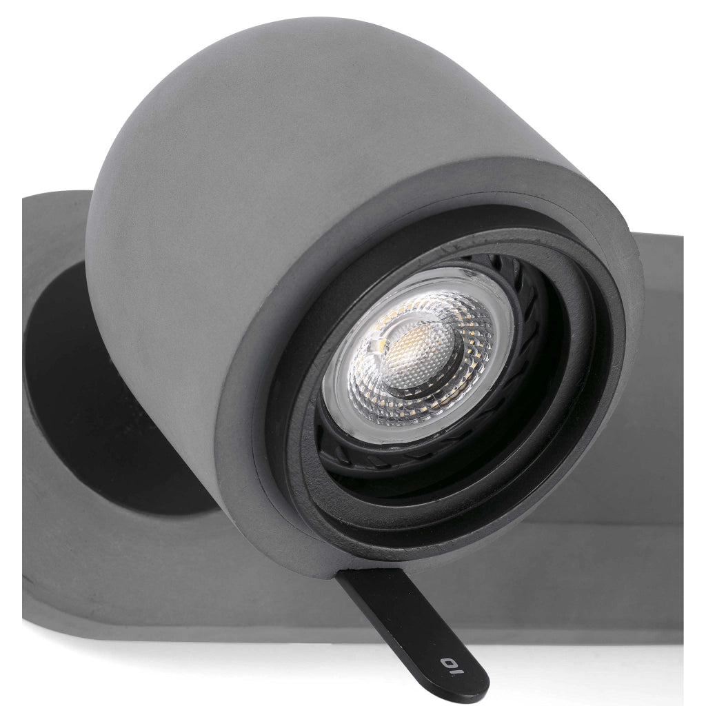 Faro Barcelona 43501 - STONE 2L Lampada da parete grigio pietra