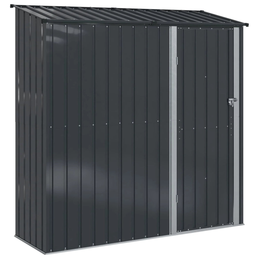 Casette da giardino Antracite 203,5 x 73 x 200 cm Metallo