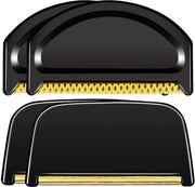 Kit per la rimozione della pilling a 4 parti, rimuovitore di pelo di maglia, raschiatore multi-tessuto e raschiatore di lana per eliminare i peli di lana e i peli dalla biancheria (nero).