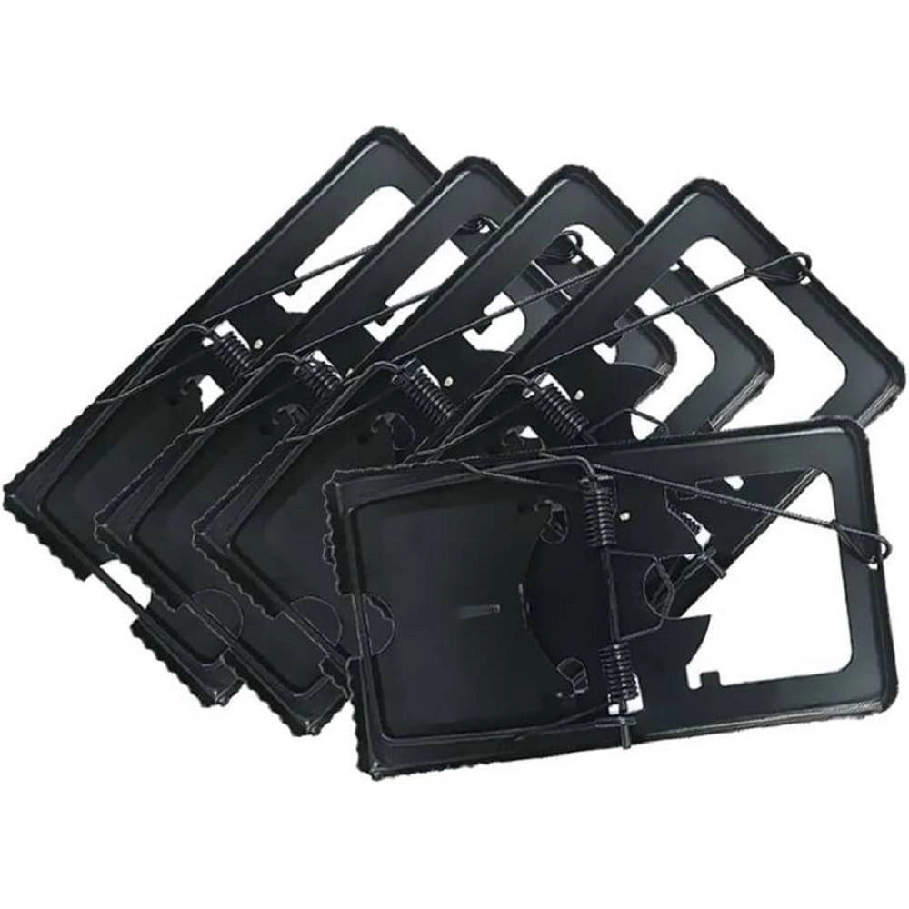 Trade Shop - Set 4pz Trappola Per Topi Grandi Piccoli Facile Da Usare Può Essere Riutilizzata -