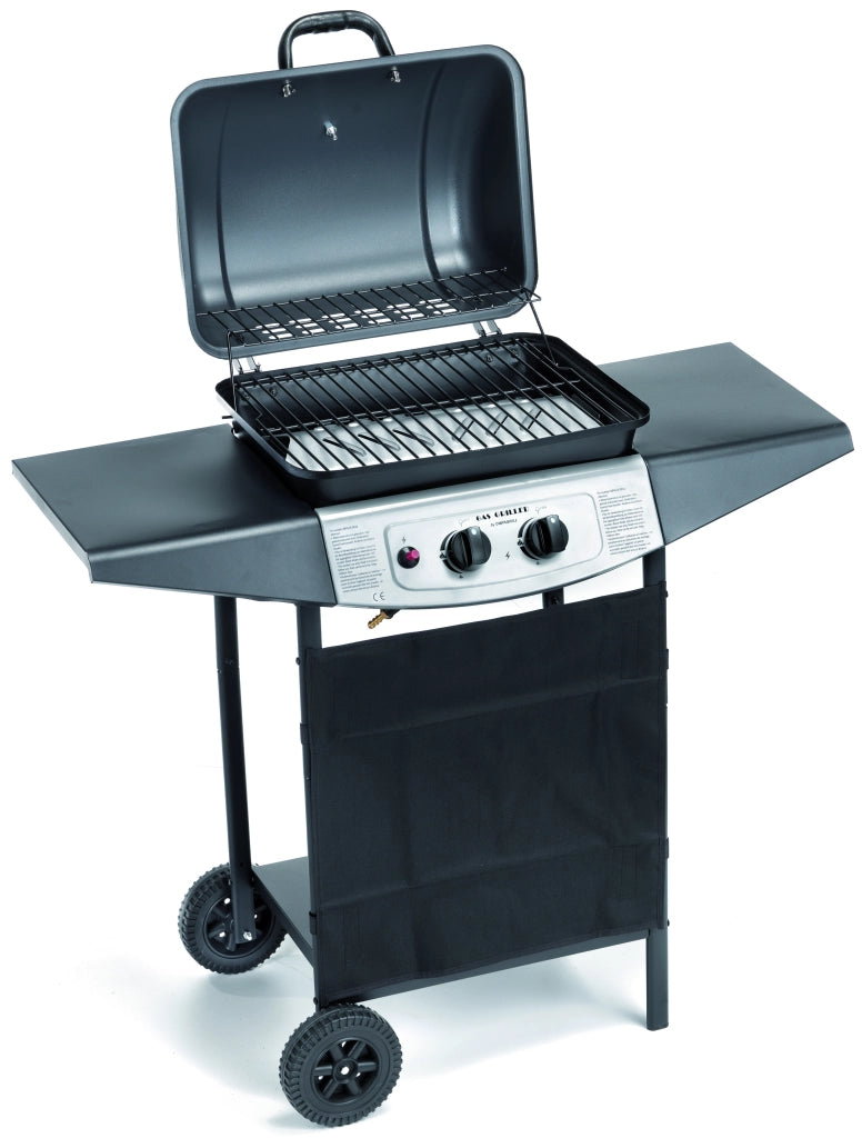 Ompagrill BARBECUE A GAS ''4936 DOUBLE'' 2 FUOCHI cm. 98x43x100 h