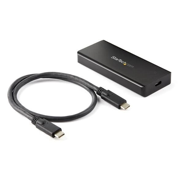 Startech.com enclosure ssd pcie m.2 nvme usb-c 10 gbps - custodia esterna robusta in alluminio m.2 pcie m-key classificazione ip67 - lettura / scrittura 1 gb / s - supporta 2230/2242/2260/2280 - compatibile tb3 - mac/pc - M2E1BRU31C