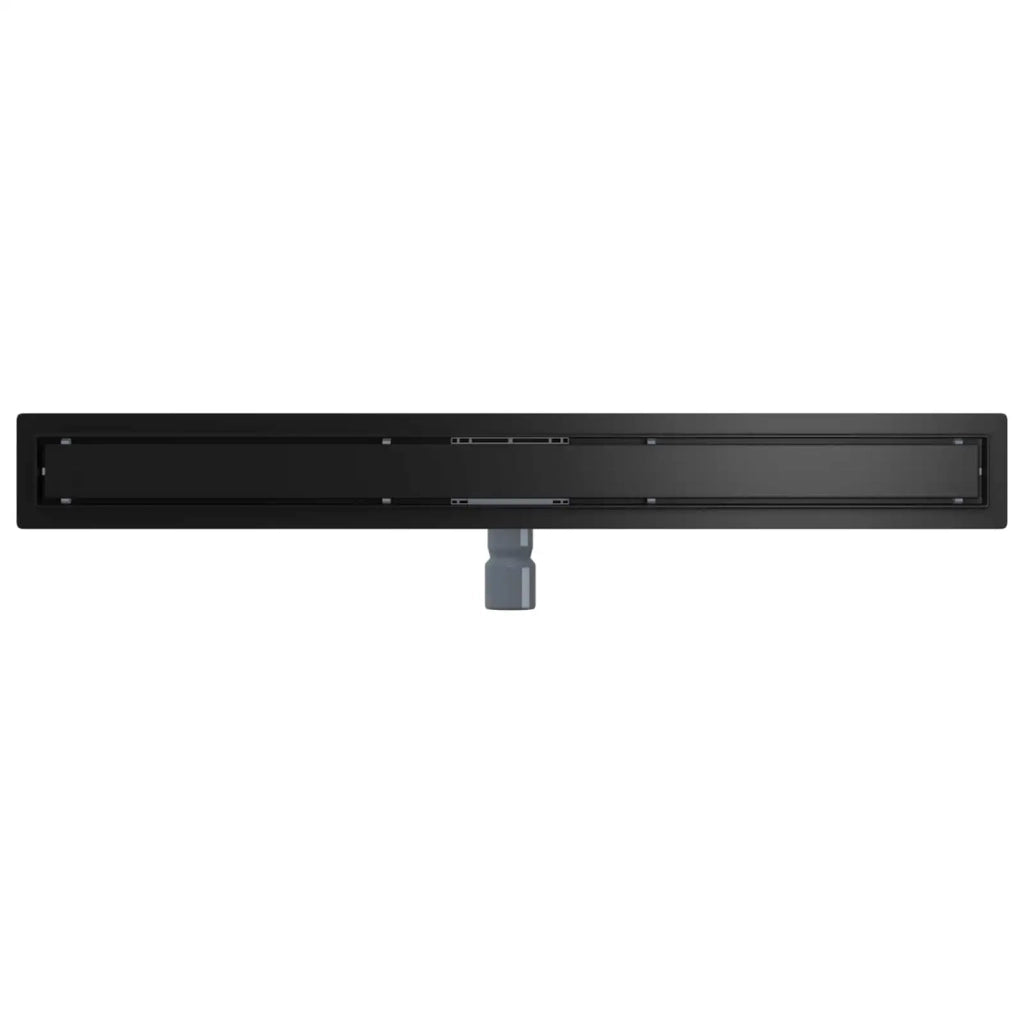 Drenaggio doccia 2 in 1 Nero 90 cm Acciaio Inox 304