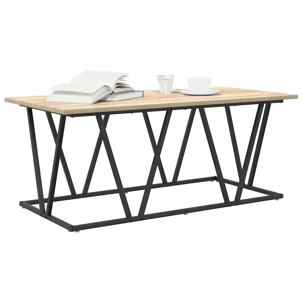 Tavolino da Salotto-Tavolino da soggiorno-Tavolo Rovere Sonoma 100 x 50 x 40 cm