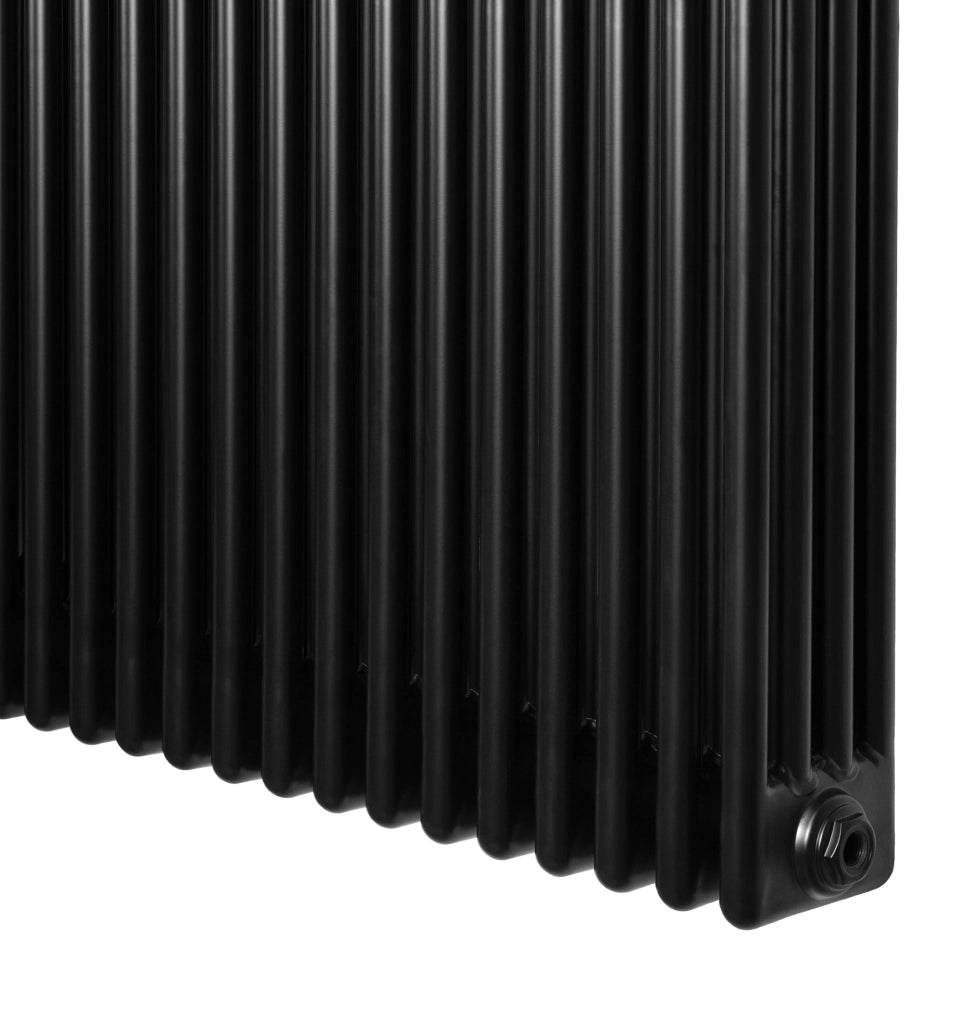 Radiatore Tradizionale 4 Colonne Orizzontale Nero 600 x 605 mm