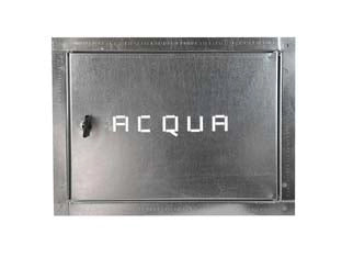 SPORTELLO CONTATORE ACQUA IN ACCIAIO ZINCATO  cm.50x40h.