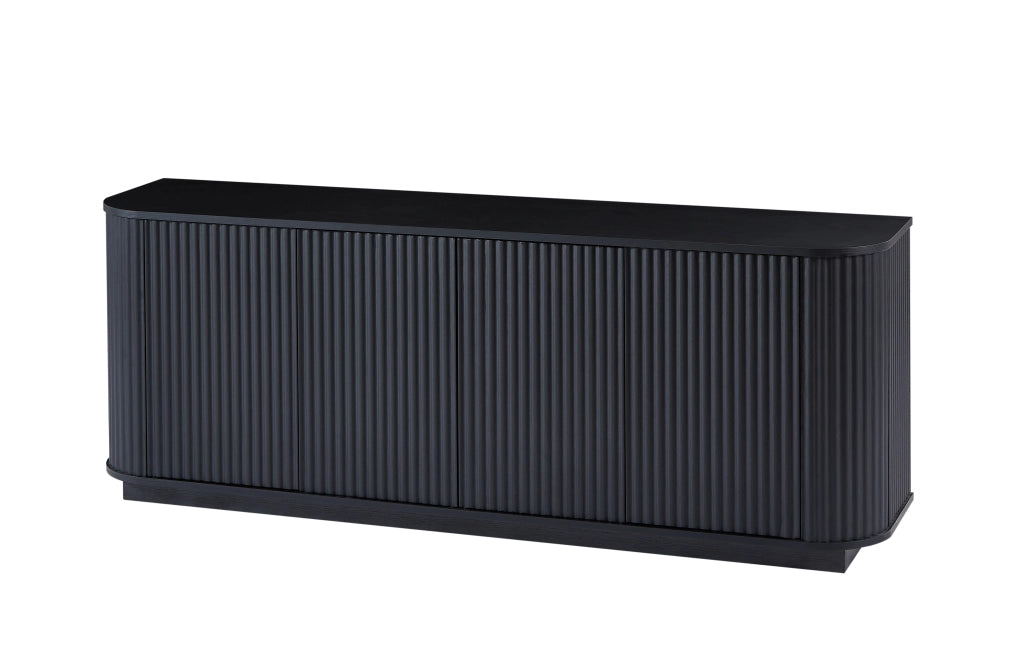 Mobile TV Buffet Credenza ¨C Xylo ¨C Nero, Legno, 162x38x61