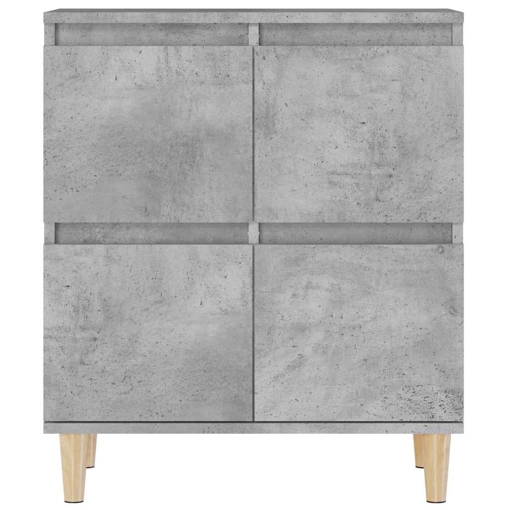 Buffet credenza cassettiera armadio mobile contenitore organizer per cucina soggiorno salotto 60 x 35 x 70 cm legno ingegnerizzato grigio 02_0031975
