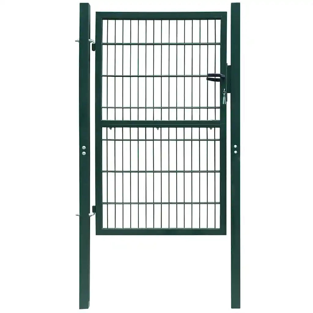 Cancello da Giardino 2D (Singolo) Verde 106 x 230 cm cod mxl 50361