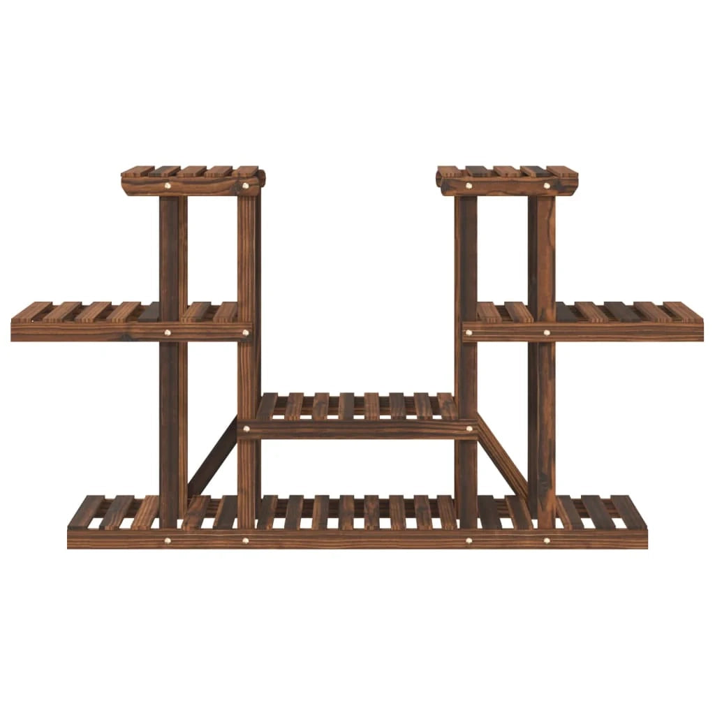 Portafiori/armadietto per piante 110 x 25 x 73 cm legno massello di abete marrone 02_0045199
