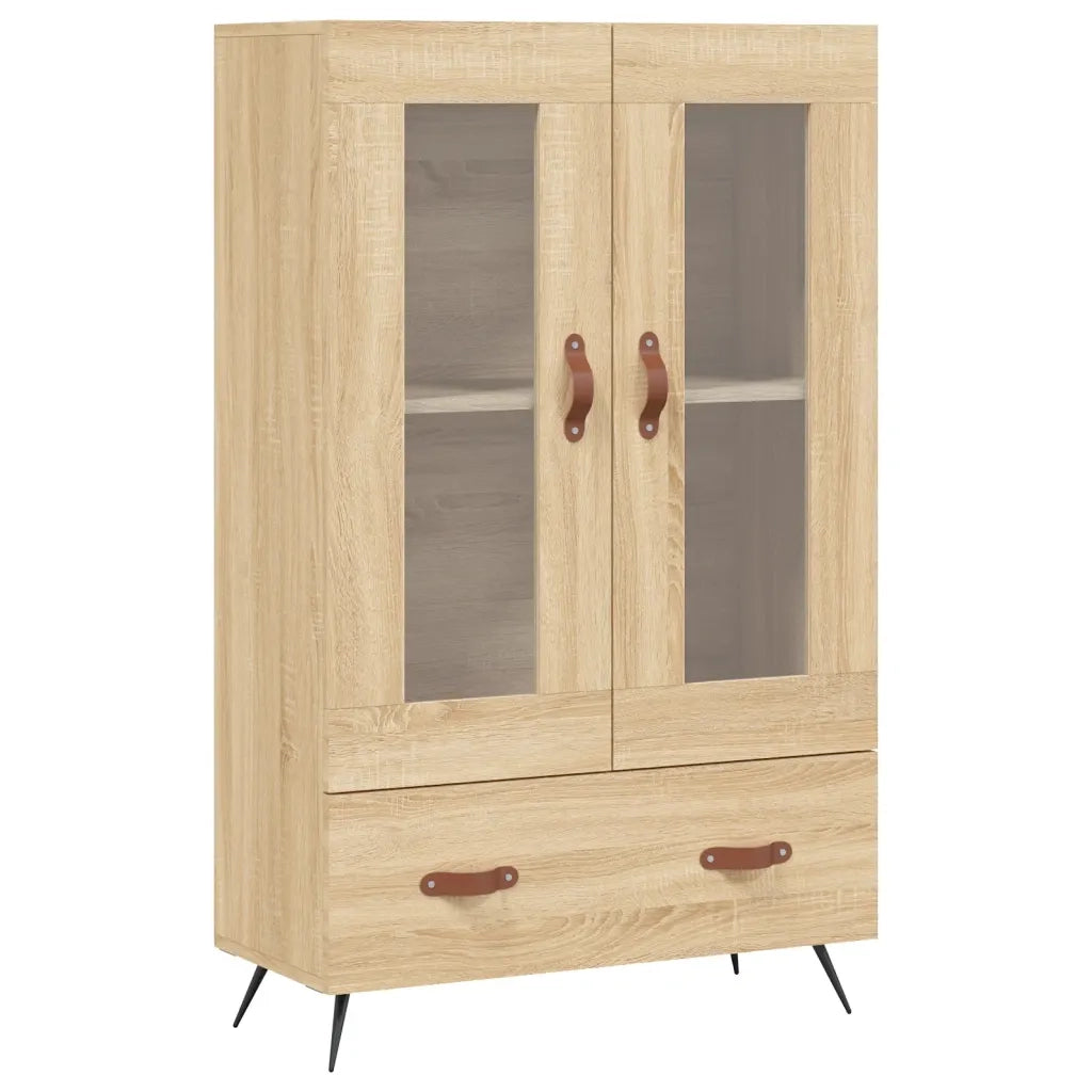 Credenza-Buffet-Armadio da cucina Rovere Sonoma 69,5x31x115 cm in Legno Multistrato 810456