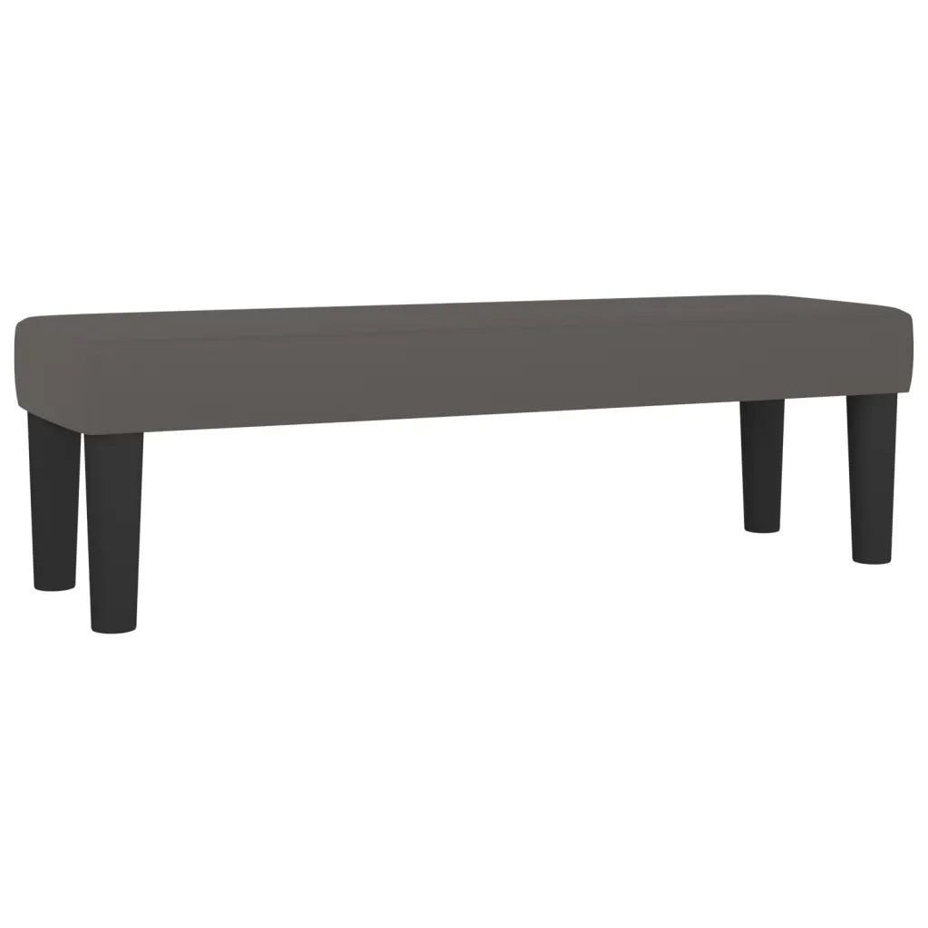 Panca Grigia 100x30x30 cm in Similpelle CFW6383573