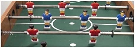Garlando Calcio Balilla F-Mini da Tavolo Ciliegio con Aste Rientranti Marrone
