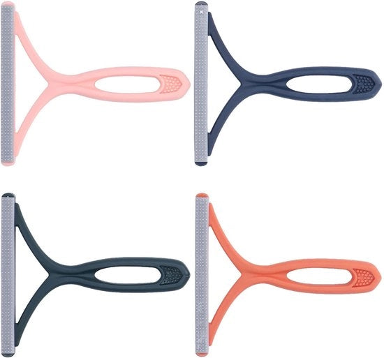 Rimuotaori con Manubrio Rivisto - Raccoglitore di Peli - Aspirapeli Portatile - Spazzola a Doppia Faccia - Materiale ABS - Per Abbigliamento e Mobili