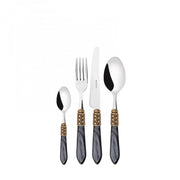 OPTICAL Ghiera Dorata, Posate Set 24 Pz, Scatola Compact, Casa