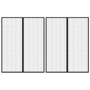 Tende Antimosche per Porta 2 pz con Magneti Nere 230x160 cm  cod mxl 70061