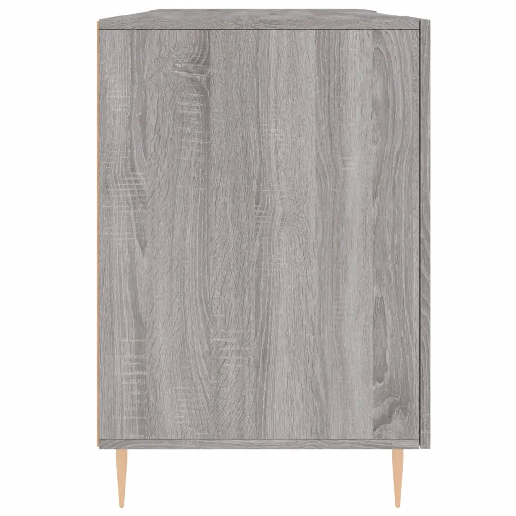 vidaXL Scrivania Grigio Sonoma 140x50x75 cm in Legno Multistrato