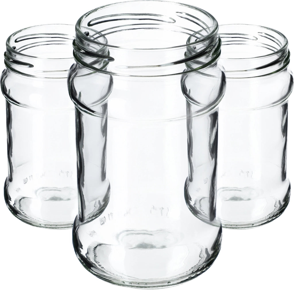 KADAX 10 pezzi Barattoli da 315 ml per miele, marmellata, conserve, vetro Fi 66