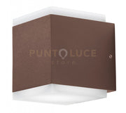 GES1102- APPLIQUE LED 3000-4000-5000K 715-730-740LM 12W COLORE RUGGINE IN ALLUMINIO