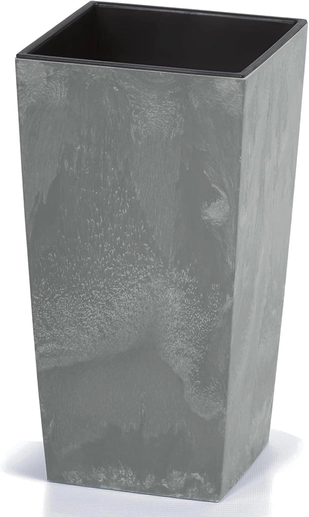 Deuba Fioriera effetto cemento Grigio 91L vaso per piante 75 x 40 x 40 cm vasi da ingresso giardino interni esterni